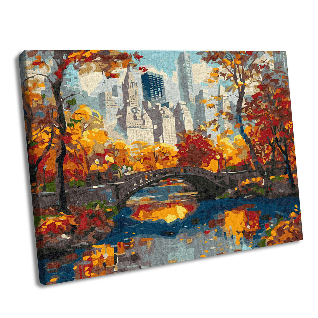 Painting by Numbers kit Golden park KHO3656