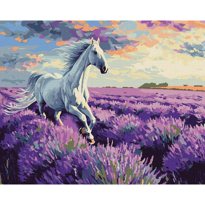 Painting by Numbers kit In the lavender fields KHO6659