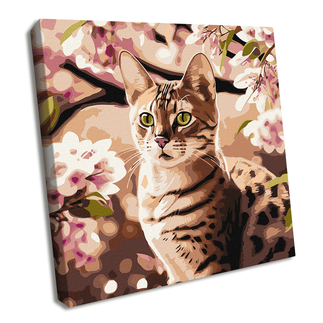 Painting by Numbers kit Kitten in the garden KHO6513