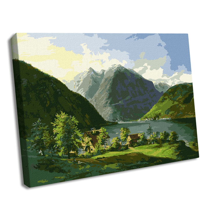 Painting by Numbers kit Lake landscape KHO2884