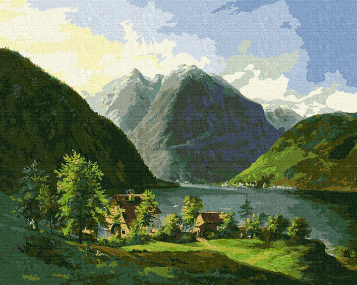 Painting by Numbers kit Lake landscape KHO2884