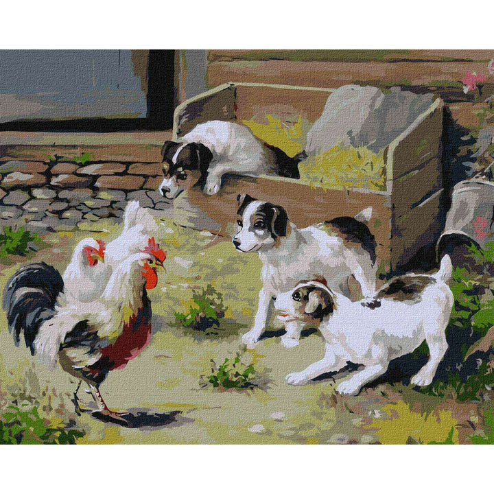 Painting by Numbers kit Meeting KHO4342