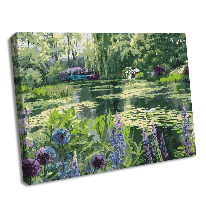 Painting by Numbers kit Monet's garden in Giverny KHO2838