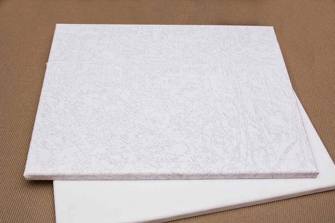 Painting by Numbers kit Mountain lavender KHO2216