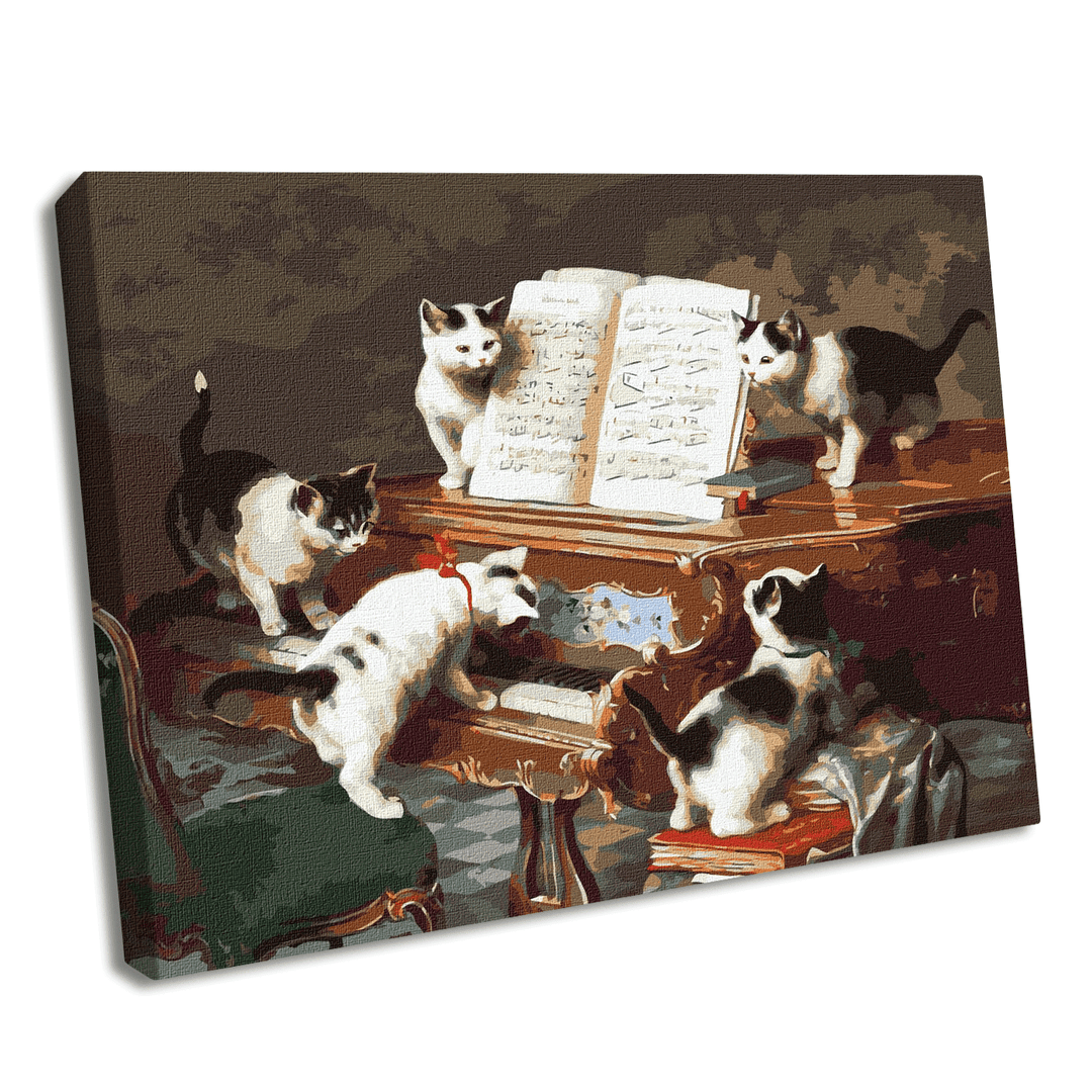 Painting by Numbers kit Music pause KHO4343