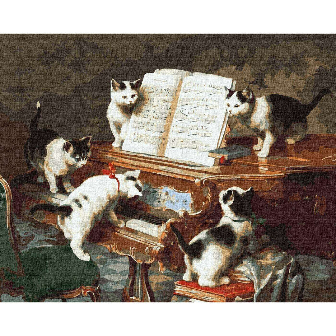 Painting by Numbers kit Music pause KHO4343