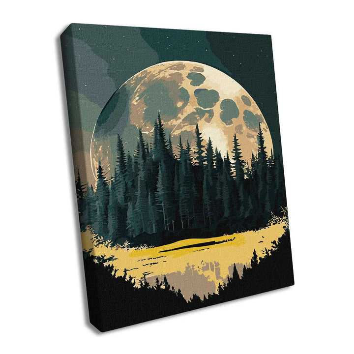 Painting by Numbers kit Mysterious edge with extra metallic paints  KHO5108