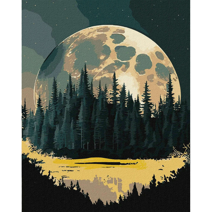 Painting by Numbers kit Mysterious edge with extra metallic paints  KHO5108