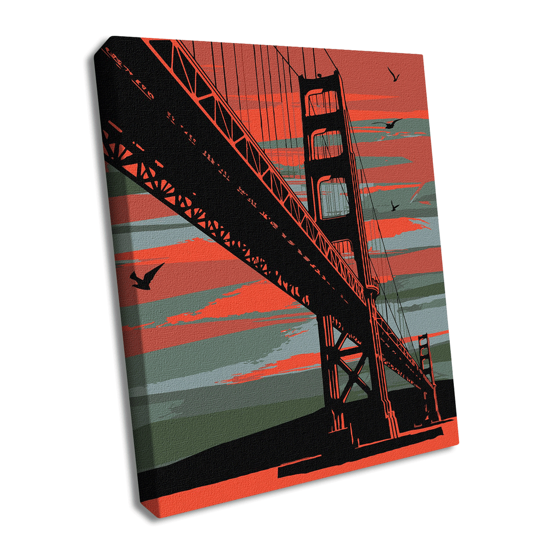 Painting by Numbers kit Mystic San Francisco KHO3625
