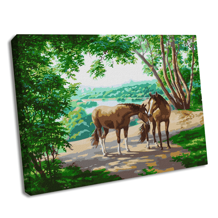 Painting by Numbers kit On a walk KHO4371