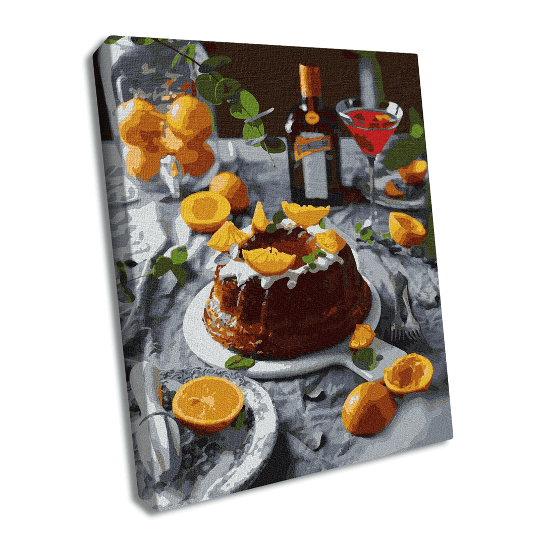 Painting by Numbers kit Orange delight KHO5616