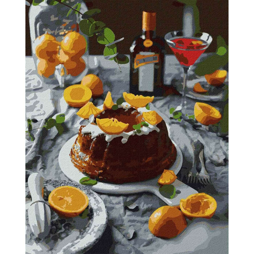 Painting by Numbers kit Orange delight KHO5616