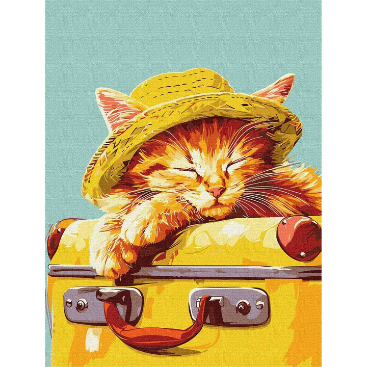 Painting by Numbers kit Sleeping kitten KHO6612