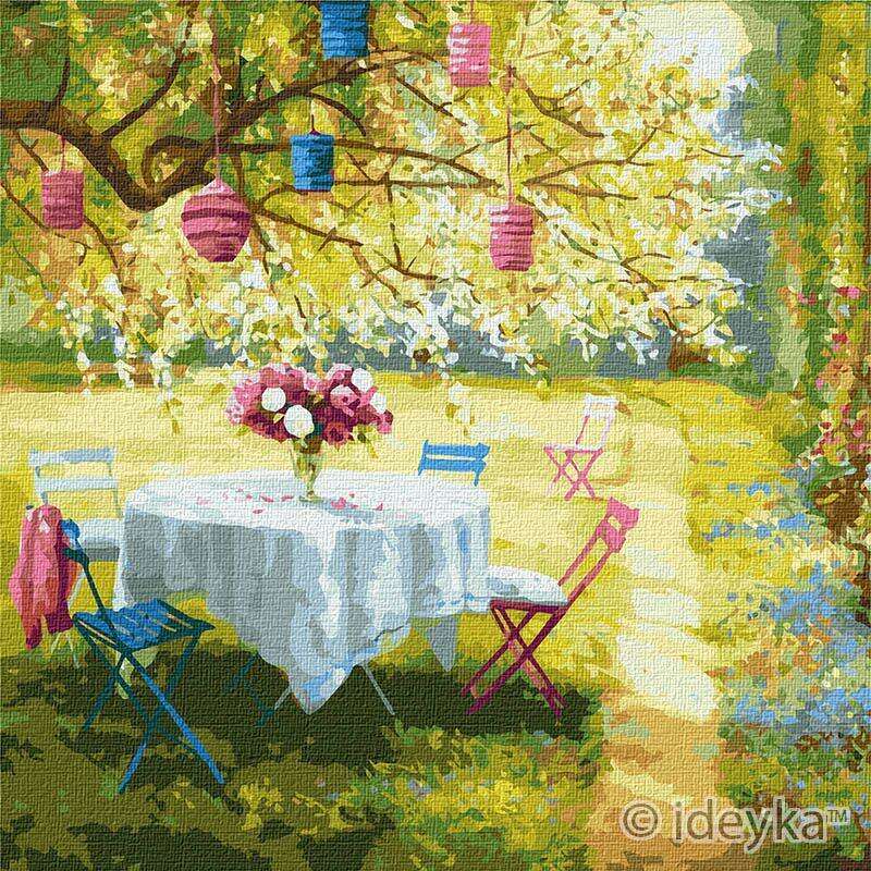 Painting by Numbers kit Spring lanterns KHO2299