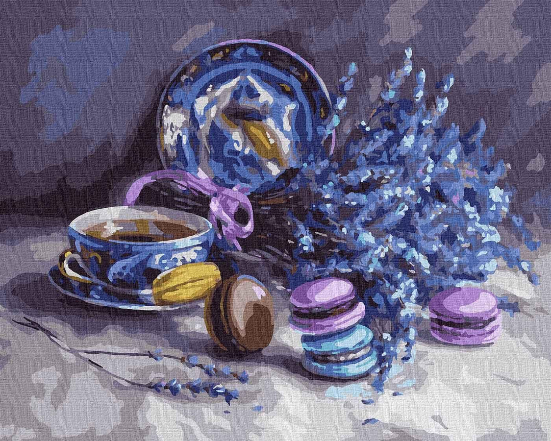 Painting by Numbers kit Still life with lavender KHO5610
