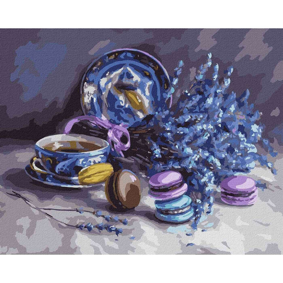 Painting by Numbers kit Still life with lavender KHO5610