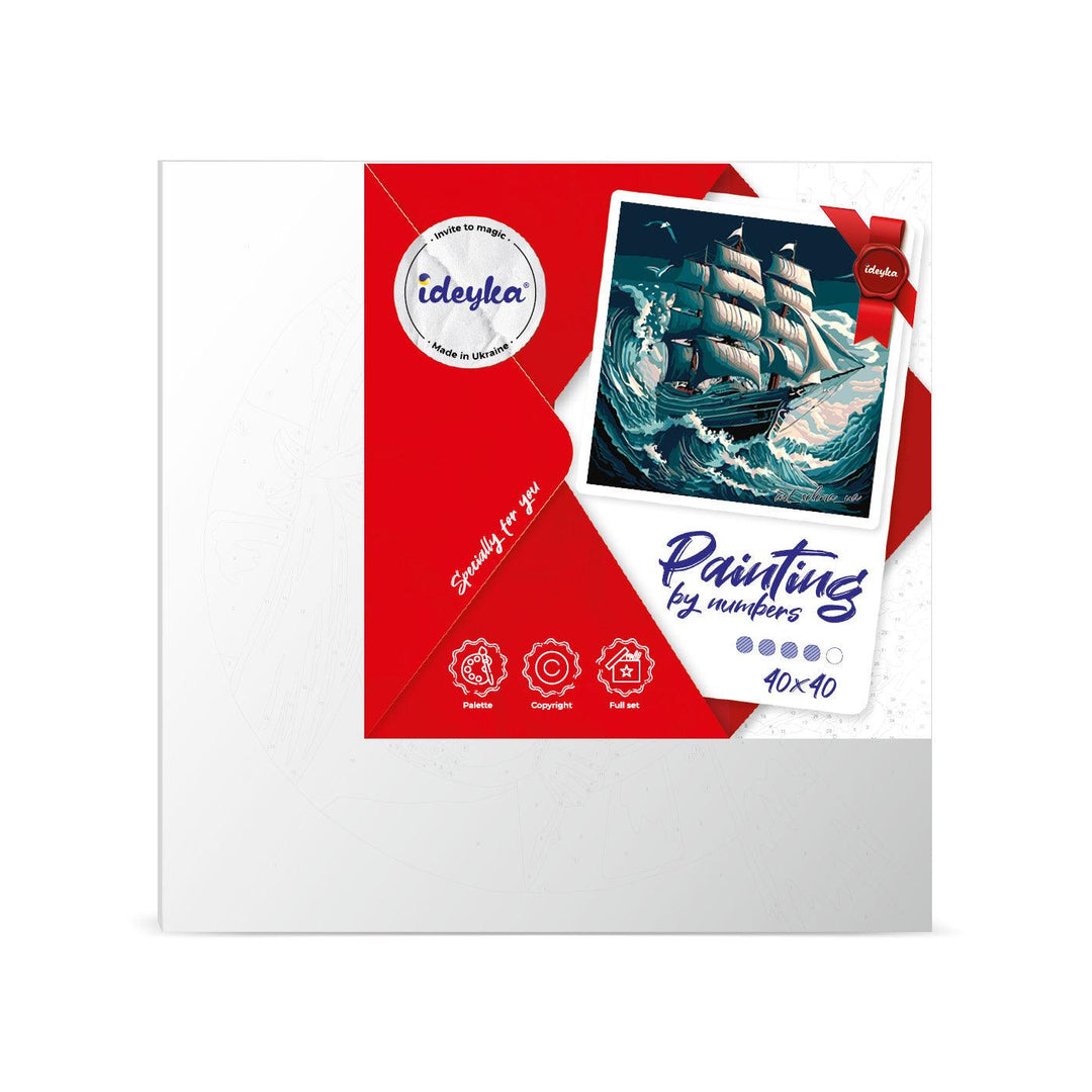 Painting by Numbers kit Storm on the sea KHO2775