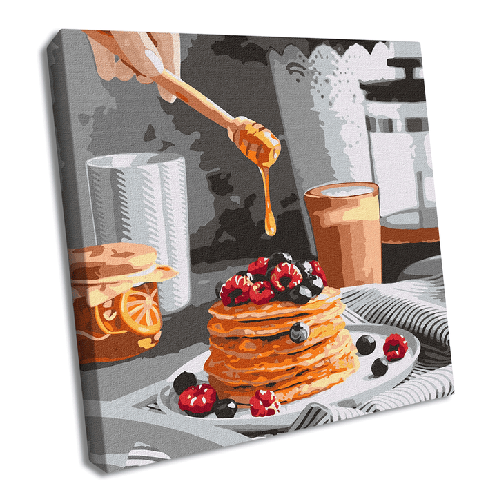 Painting by Numbers kit Sweet pancakes KHO5618