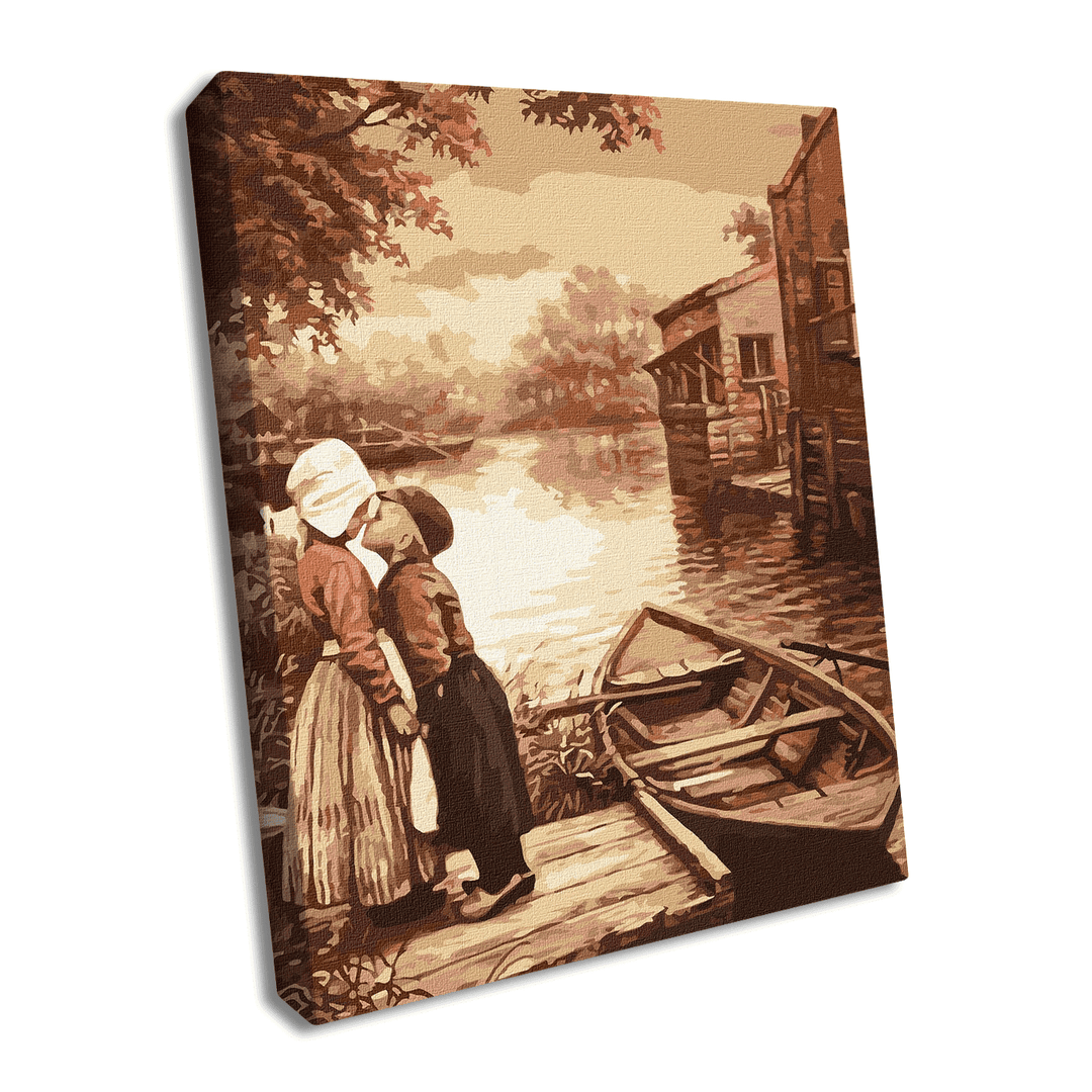 Painting by Numbers kit The first kiss KHO4976