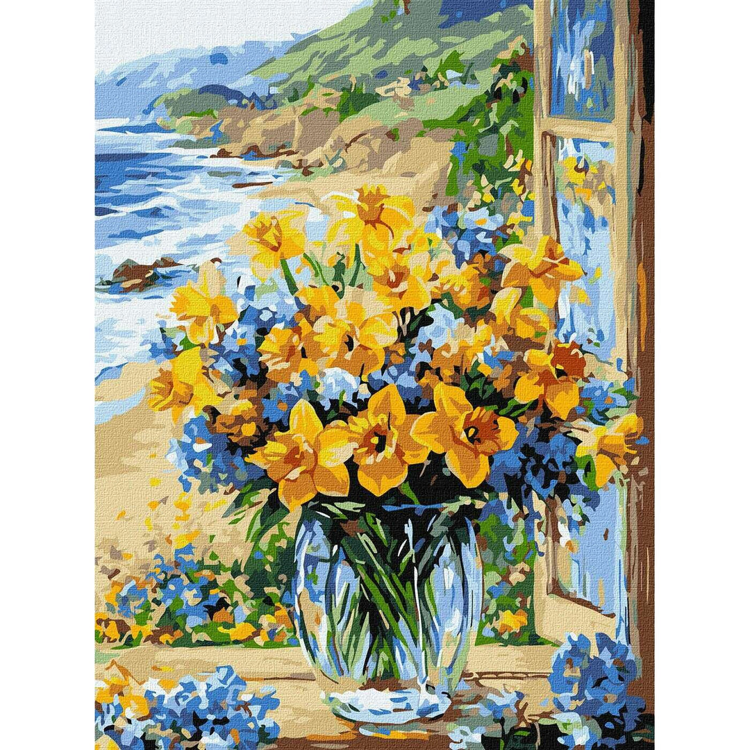 Painting by Numbers kit The flower coast KHO3301