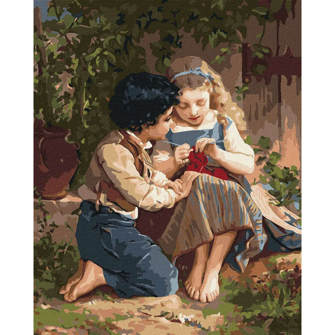 Painting by Numbers kit Together in the garden KHO8357