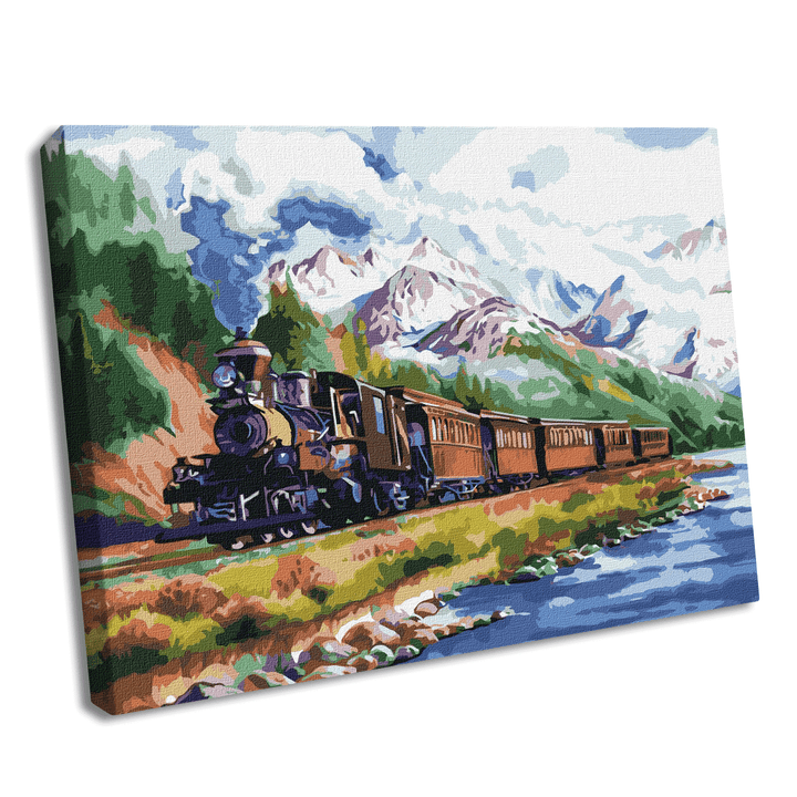 Painting by Numbers kit Train home KHO2510