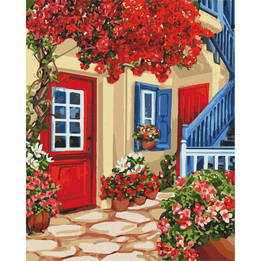 Painting by Numbers kit Walking the streets KHO3581