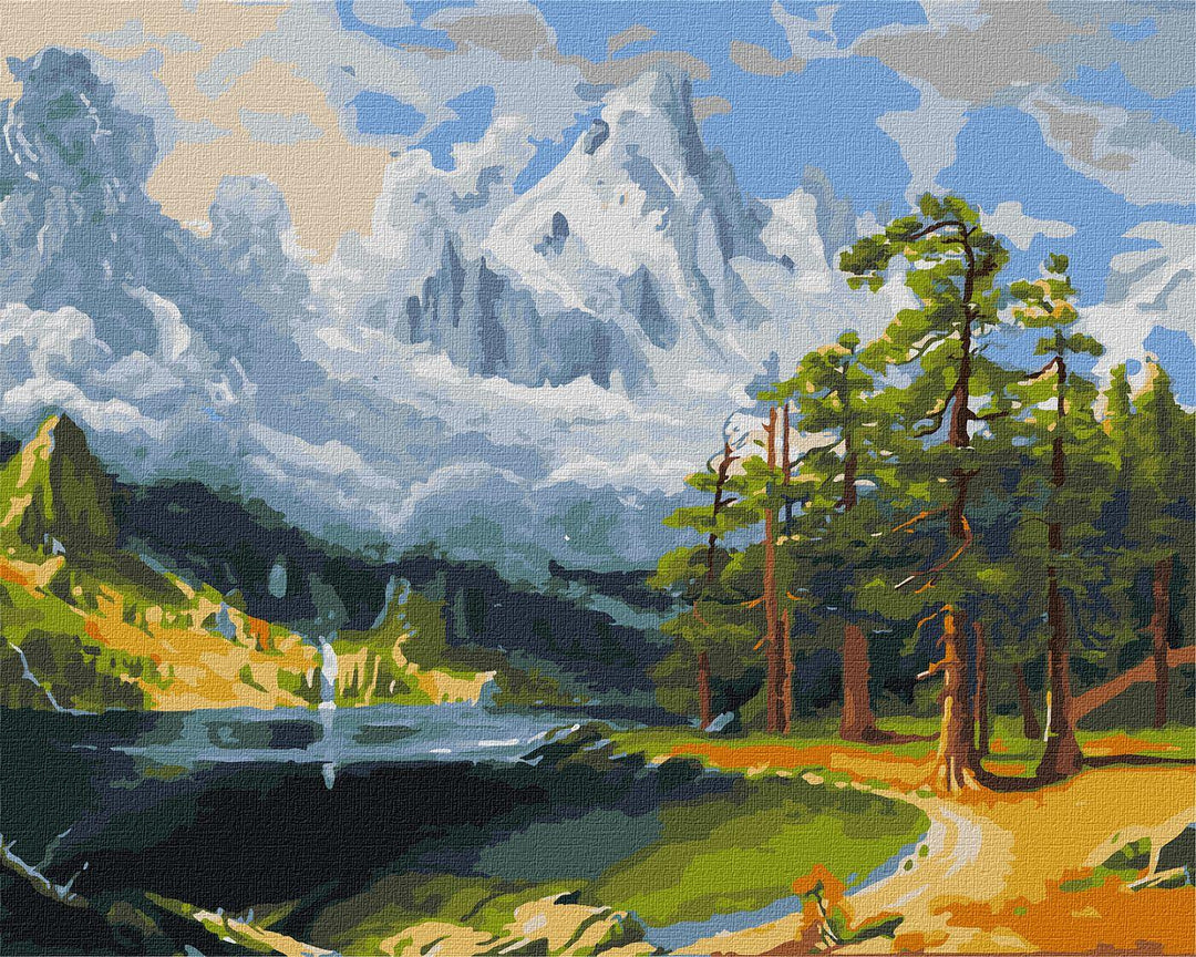 Painting by Numbers kit Winter breathing KHO2815