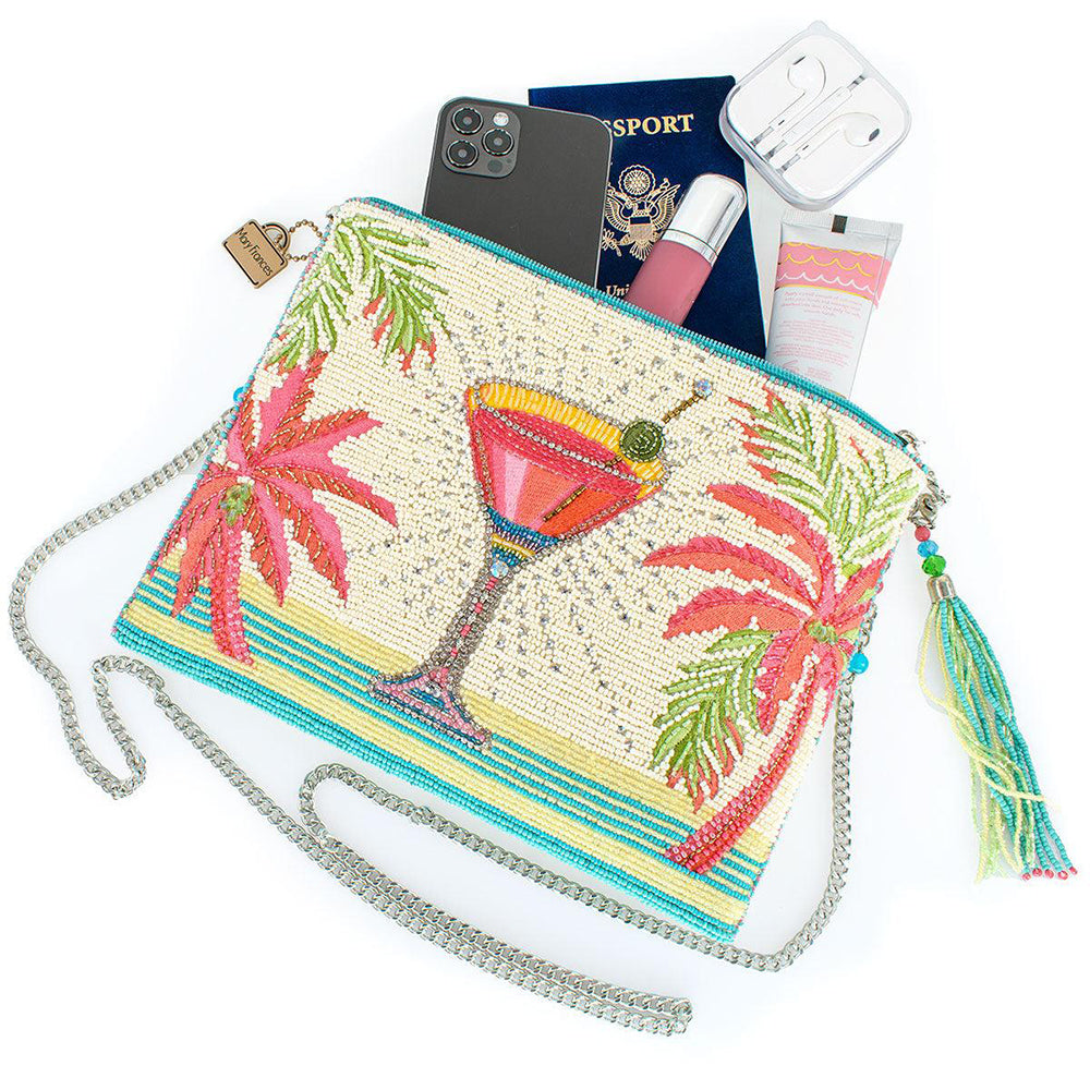 Palm Paradise Crossbody Handbag by Mary Frances image 7