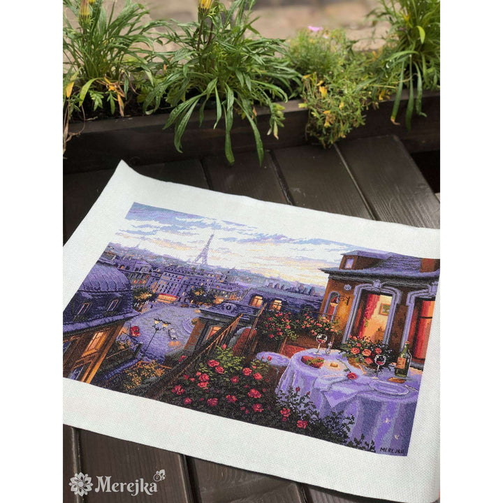 Paris Evening Deja Vu K-188 Counted Cross-Stitch Kit
