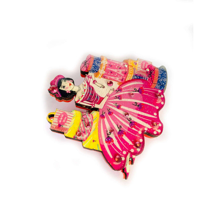 Paris Shopping Brooch by Rosie Rose Parker