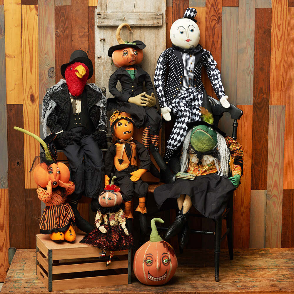 Parker Pumpkin Gathered Traditions Art Doll by Joe Spencer 2