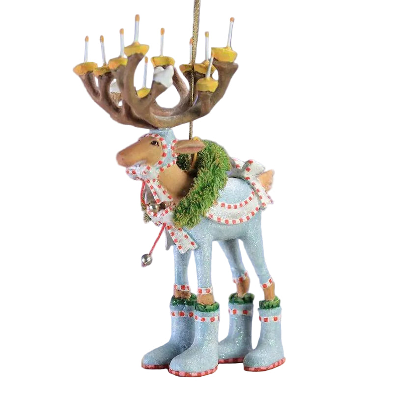 patience brewster reindeer dasher ornament mini