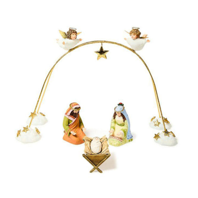 Patience Brewster Nativity Cherub Angels Arch Set, Set of 4