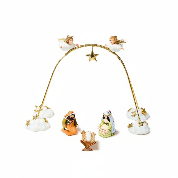 Patience Brewster Nativity Cherub Angels Mini Arch Set, Set of 4