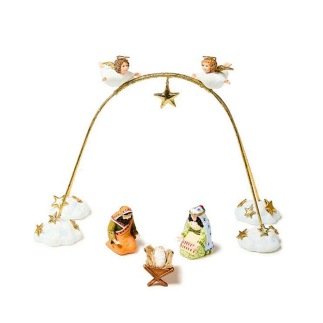 Patience Brewster Nativity Cherub Angels Mini Arch Set, Set of 4