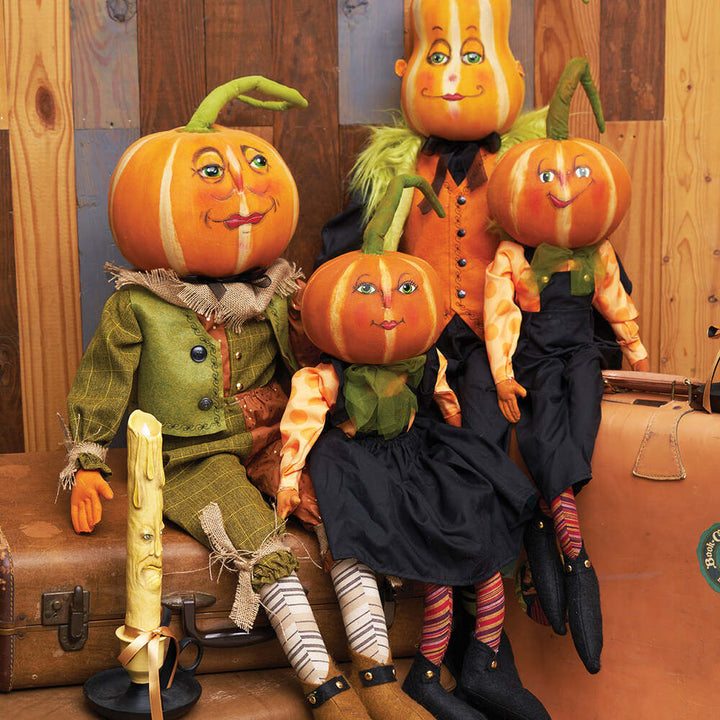 Patton Pumpkin Gathered Traditions Art Doll by Joe Spencer 1