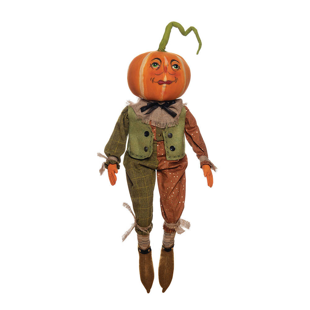 Patton Pumpkin Gathered Traditions Art Doll by Joe Spencer 