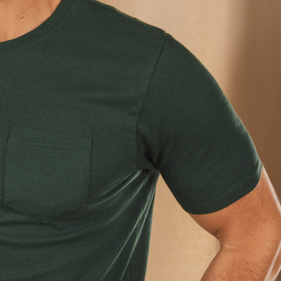 The Bistro | Forest Green Everyman™ Pocket T Shirt