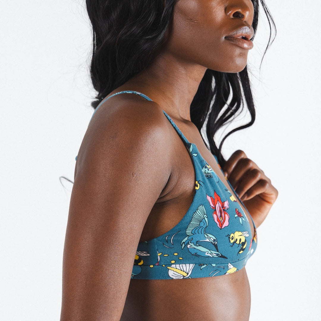 The Pollination Station | Birds and Bees Boob Hammock™ Triangle Bralette