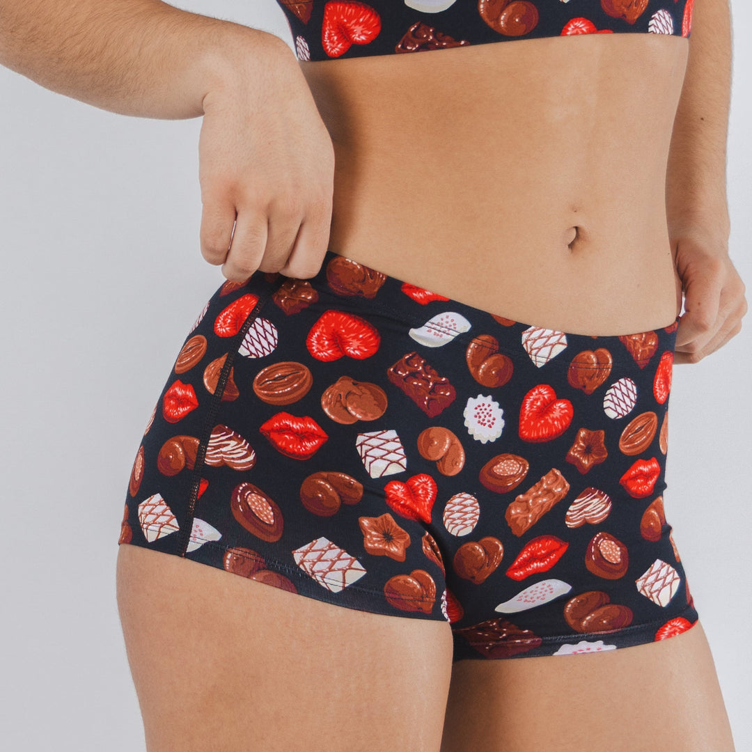 The Bonbons | Naughty Chocolates Modal Boyshort Underwear