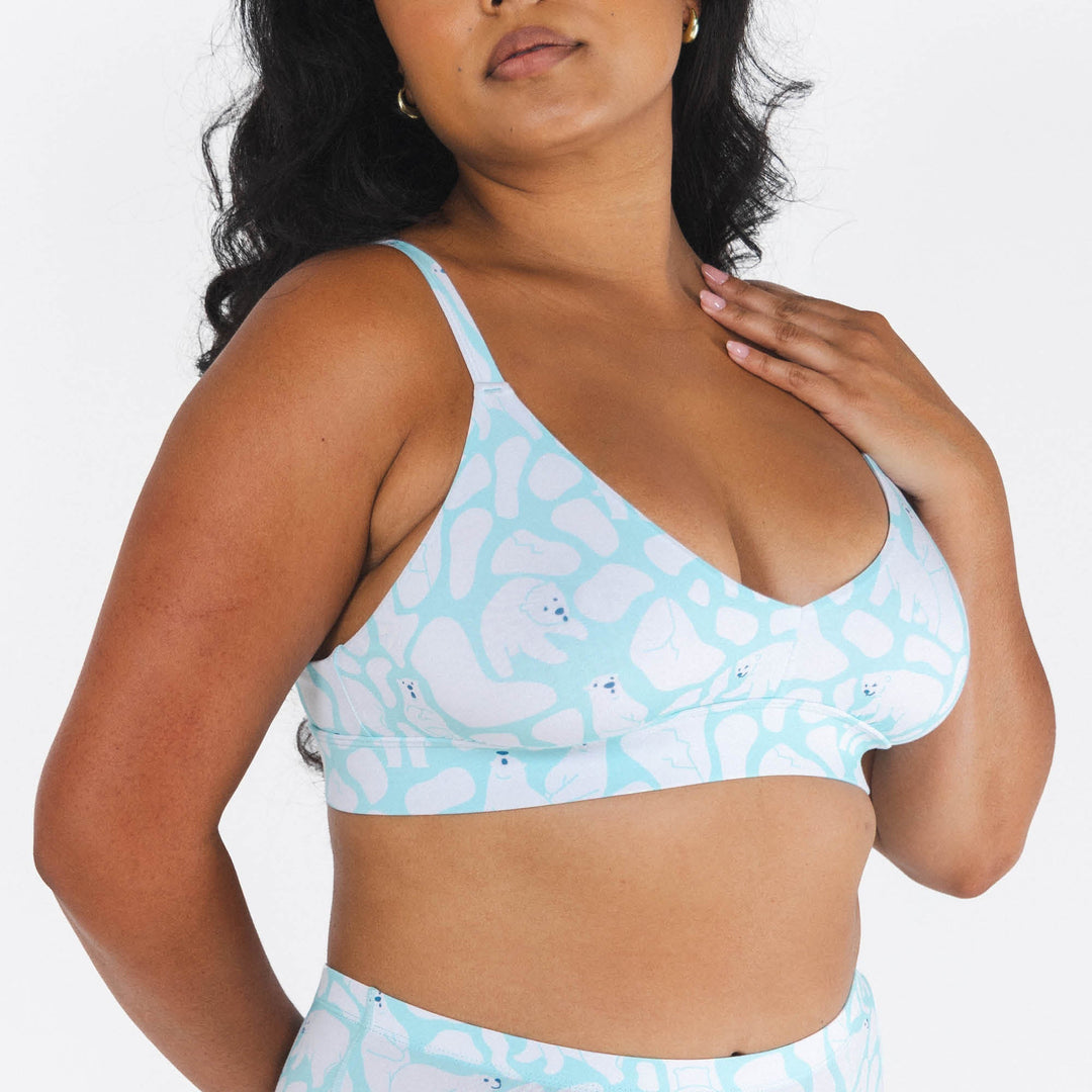 The Polar Polka | Polar Bear Scene Boob Hammock™ Busty Bralette