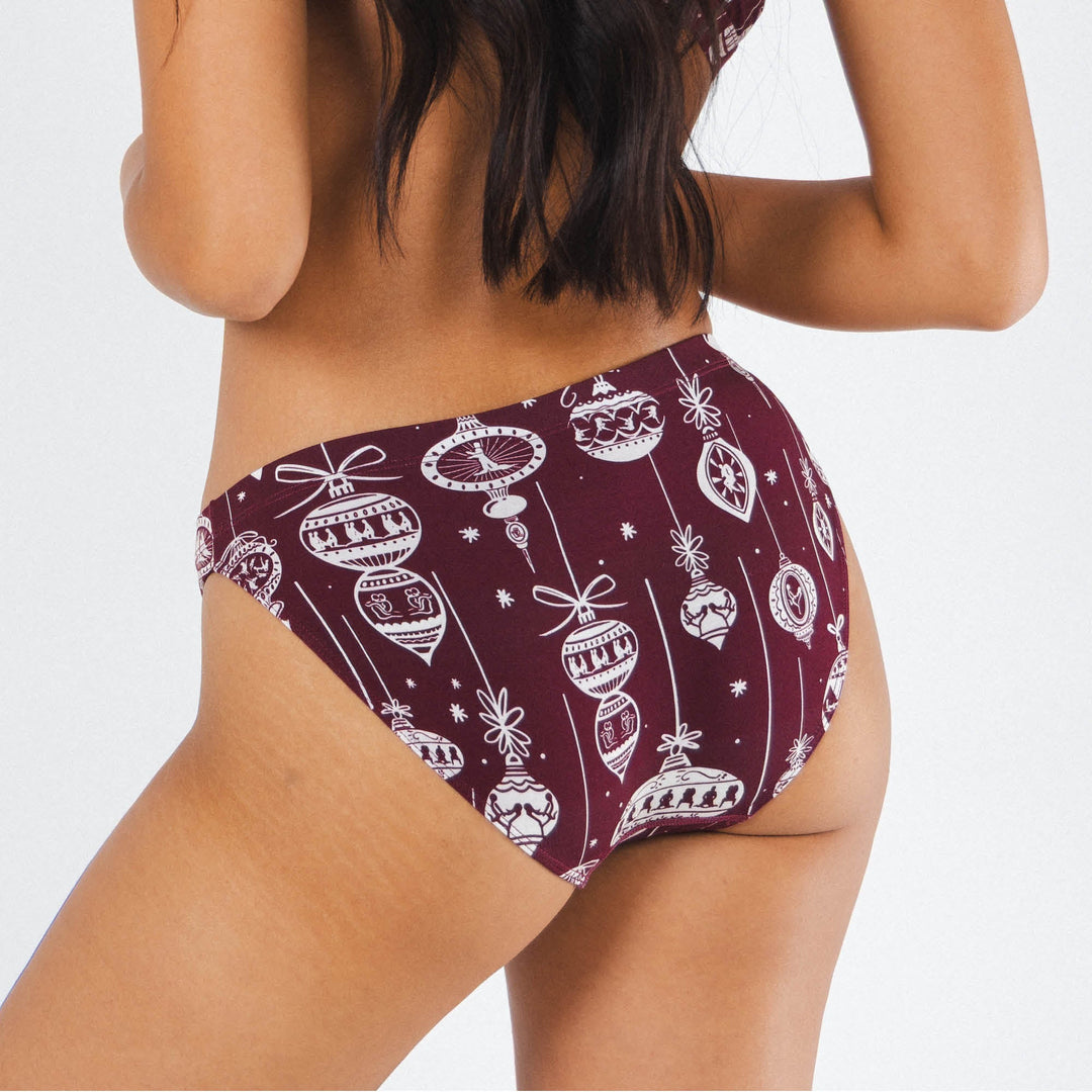 The Well Hung | Naughty Ornament Modal Bikini Underwear