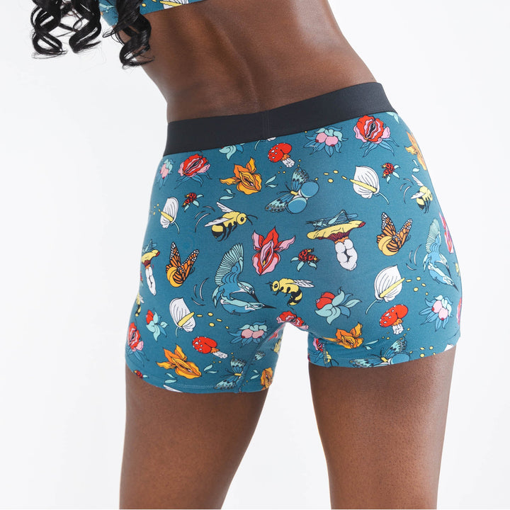 The Pollination Station | Birds and Bees Women’s Boxers