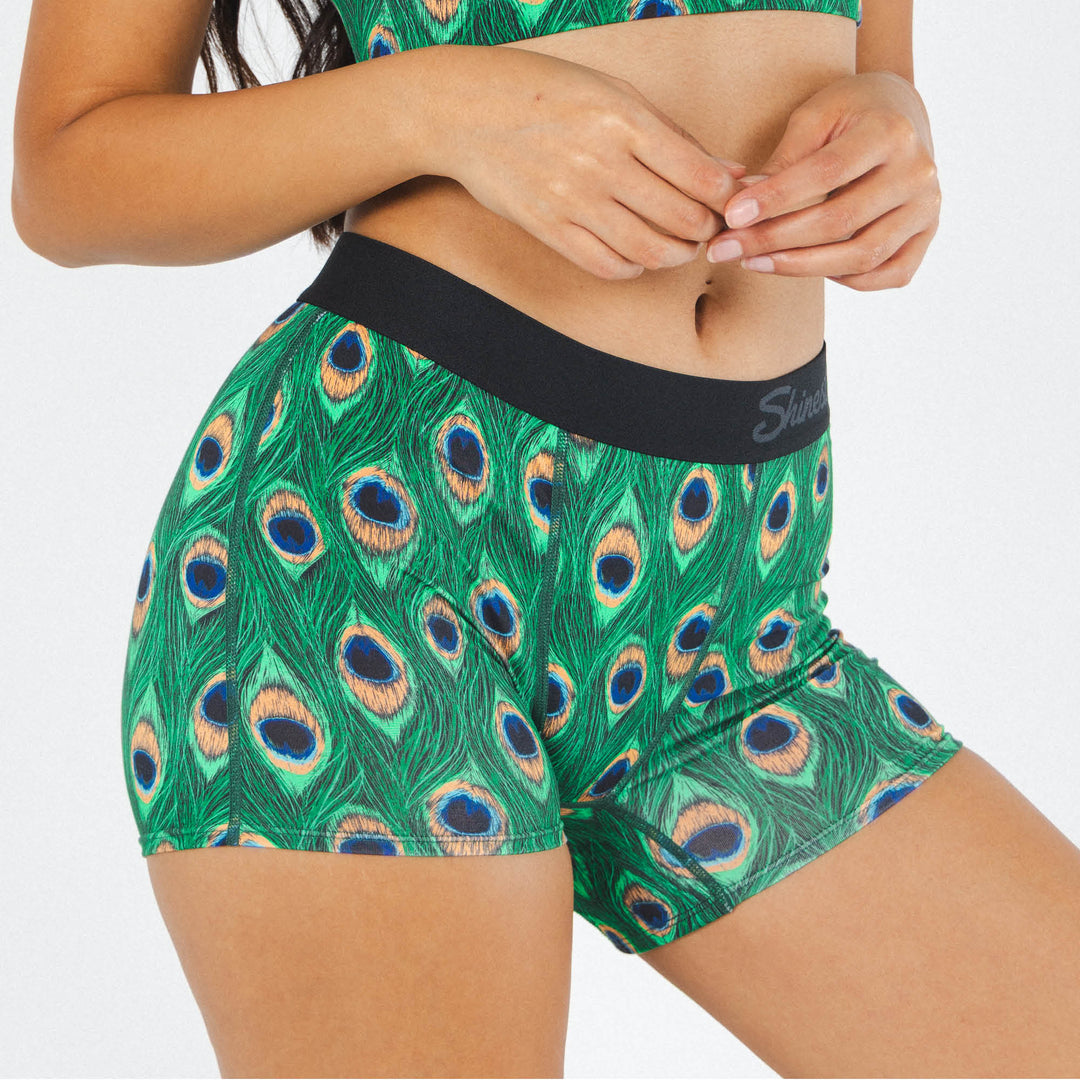 The Fancy Feather | Peacock Women’s Boxers