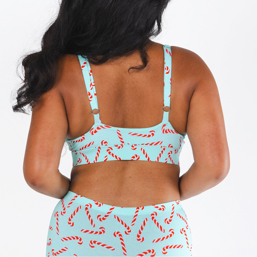 The Peppermint Pimp Canes | Candy Cane Boob Hammock™ Busty Bralette