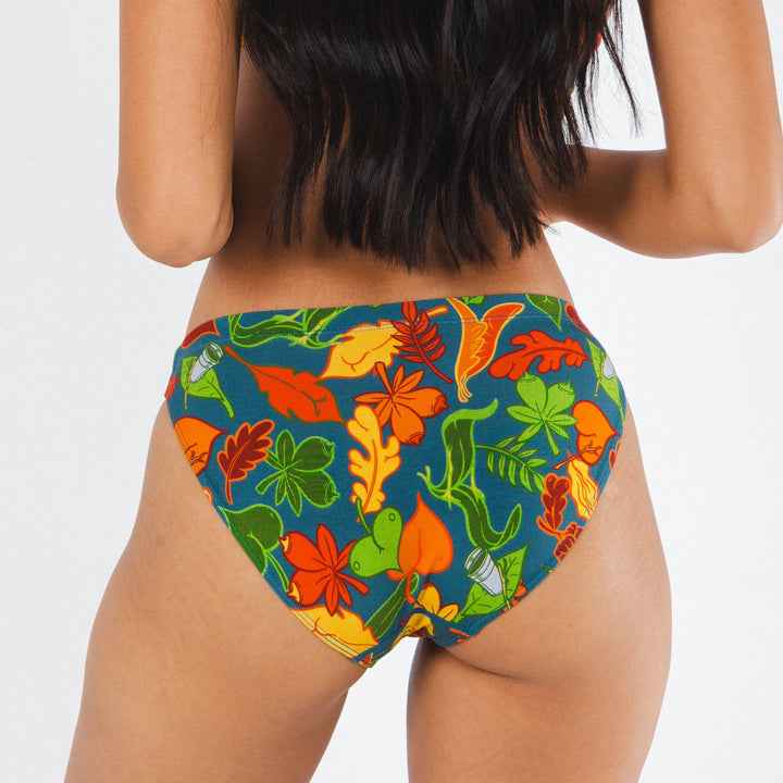 The Leaf Peeps | Naughty Leaves Modal Bikini Underwear
