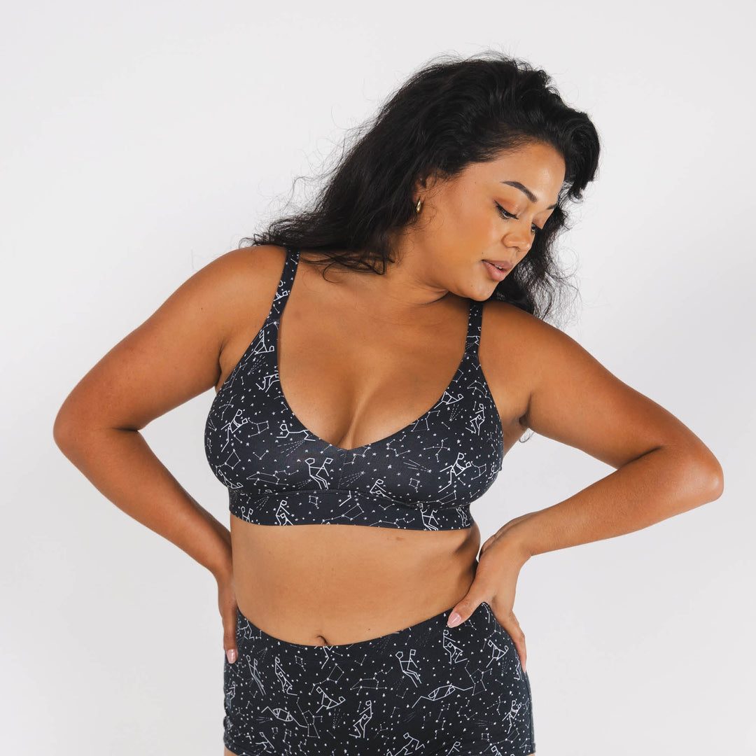 The Big Bang | Glow in the Dark Constellation Boob Hammock™ Busty Bralette