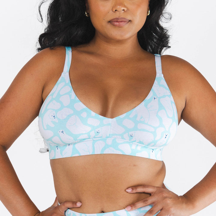 The Polar Polka | Polar Bear Scene Boob Hammock™ Busty Bralette