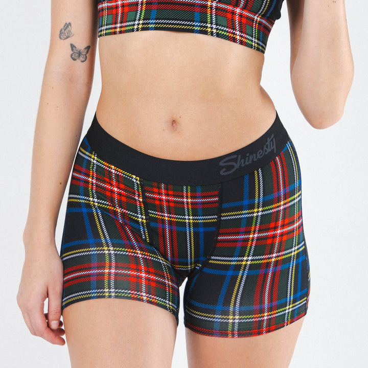 The Cappuccino | Holiday Tartan Plaid Women’s Boxers